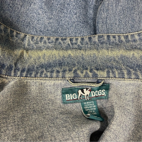Big Dogs 2000 jean jacket size Large denim - Picture 11 of 11